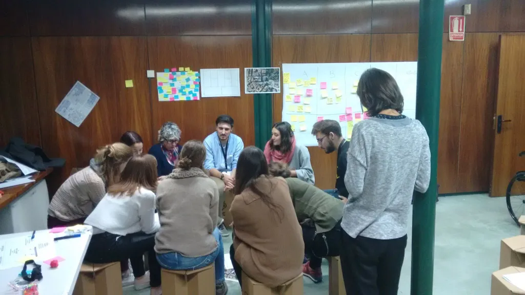 Imagen taller de Design Thinking y urbanismo en Design & You 2016.