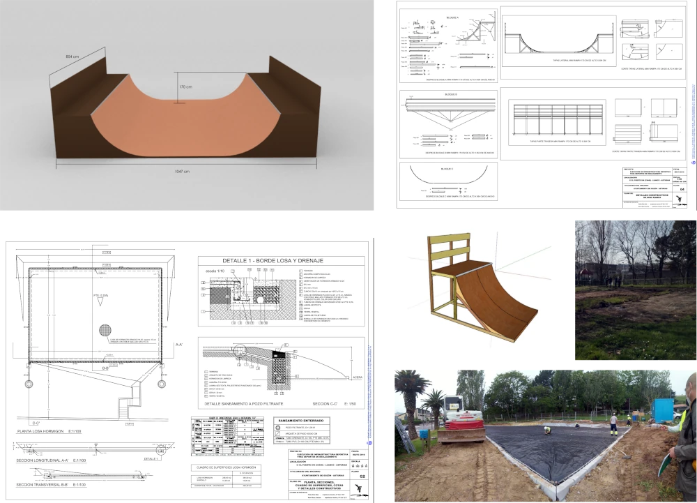 Fase 1 del proyecto de Skatepark en Luanco.